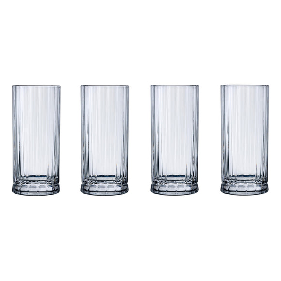 Nude Glass Wayne High Ball Glasses, Set of 4