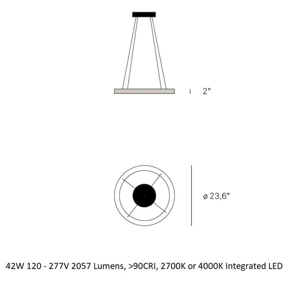 Oh! Line LED Suspension Light