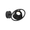 OLO Ring Wall/Ceiling Light  option Black / Shiny Black