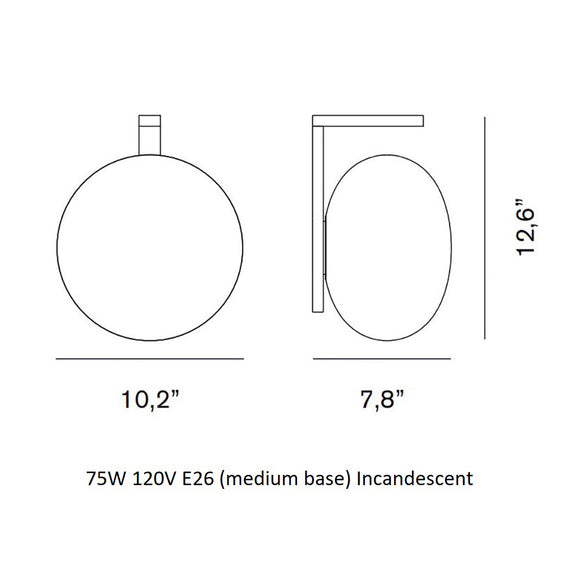 Alba L-Shaped Wall Light