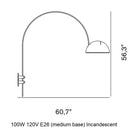 Coupe Arched Wall Light