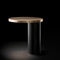 Cylinda Table Lamp  option Matte Black / Satin Gold