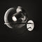The Globe Wall Light  option Satin Nickel