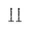 Carat Candlestick (Set of 2)  option Graphite