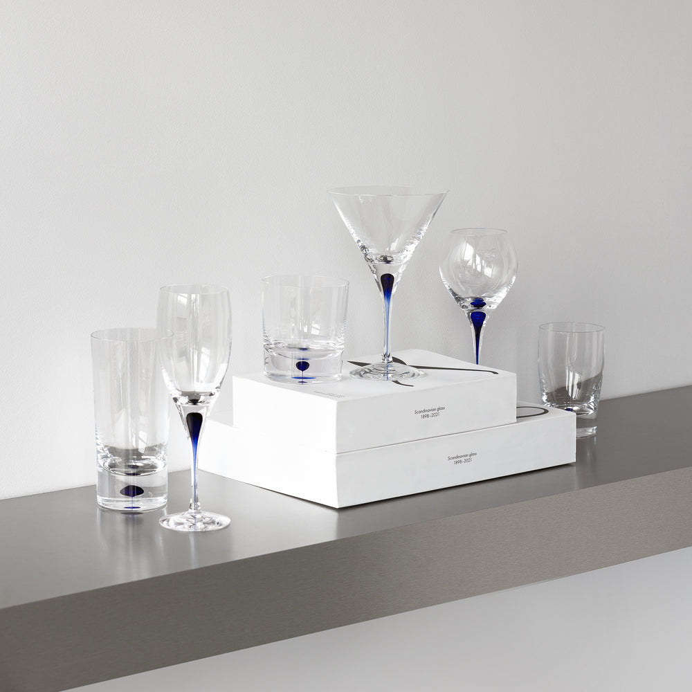 Intermezzo Blue Double Old Fashioned Glass