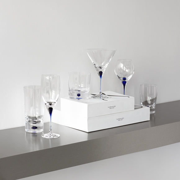 Intermezzo Blue Double Old Fashioned Glass