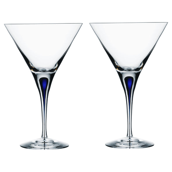 Intermezzo Blue Martini Glass
