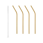 Set of 8 Peak Straws with Cleaning Brush