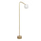 Oscar Floor Lamp  option Satin Brass