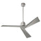 Dynamo Ceiling Fan  option Satin Nickel with Silver