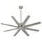 Fleet Ceiling Fan  option Satin Nickel with Silver