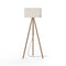 Belmont Floor Lamp  option Walnut / White