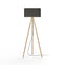 Belmont Floor Lamp  option White Oak / Charcoal