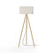 Belmont Floor Lamp  option White Oak / White