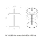 Nivel LED Portable Table Lamp
