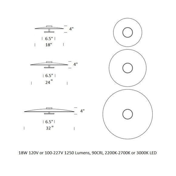 Sky Dome Flush Mount