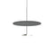 Sky Sound Pendant Light  option Polished Aluminum / Graphite Felt