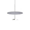 Sky Sound Pendant Light  option Polished Aluminum / Grey Felt