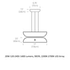 Totem Down/Up Light Pendant Light