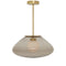 Petra Pendant Light  option Satin Brass / Opal Glass