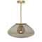 Petra Pendant Light  option Satin Brass / Smoked Glass