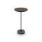 Contra Alto No Knob Side Table  option Burnt Oak / Titanium / Terrazzo Stone