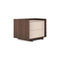 Kyoto Nightstand  option Walnut / Beige Seta
