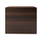 People 2-Drawer Nightstand  option Borgogna