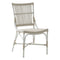 Piano Outdoor Side Chair  option Dove White