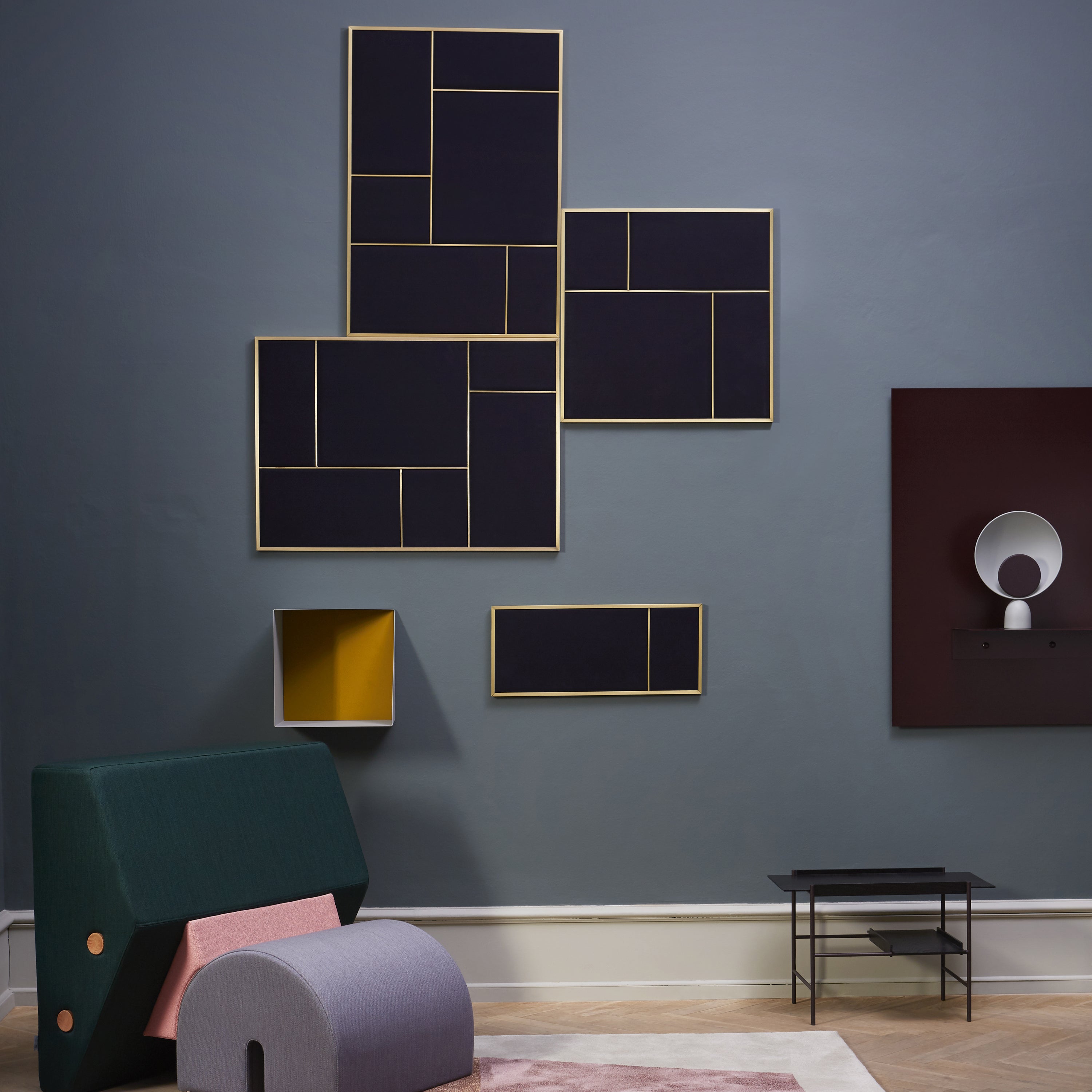 PLEASE WAIT to be SEATED Nouveau Pin Board - 2Modern