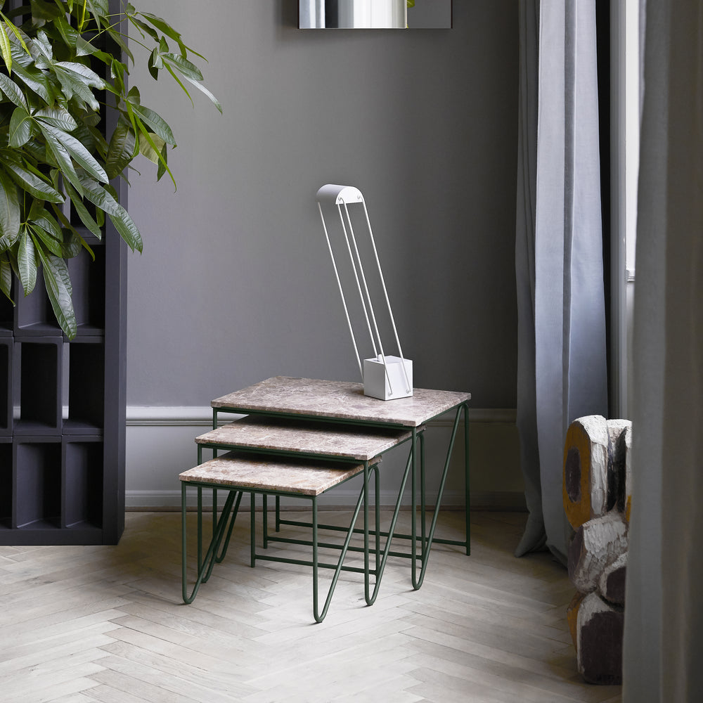 Triptych Nesting Table