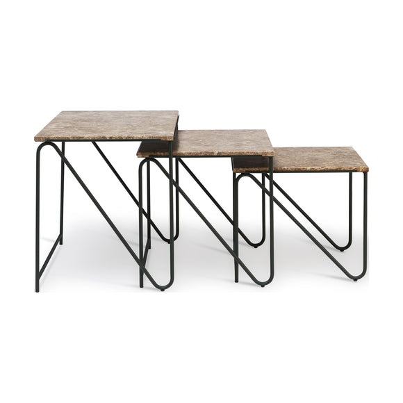 Triptych Nesting Table