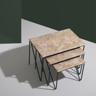 Triptych Nesting Table