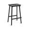 Tubby Tube Stool  option Painted Black Ash