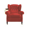 1919 Armchair with Cup Holder  option Siam SC127 Leather