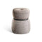 Lepli Ottoman  option Melange Beige / Pelle Frau ColorSphere SC 31 Quarzo Fume Leather