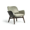 Martha Armchair  option Saddle Extra Polvere / Pelle SC 31 Quarzo Fume