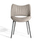 Nice Small Armchair  option Quarzo Fume SC31 Leather