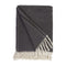 Billie Throw Blanket  option Charcoal