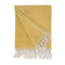 Billie Throw Blanket  option Mustard