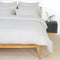 Parker Linen Duvet Set  option Flax