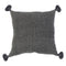 Montauk Throw Pillow  option Charcoal