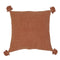 Montauk Throw Pillow  option Terra Cotta