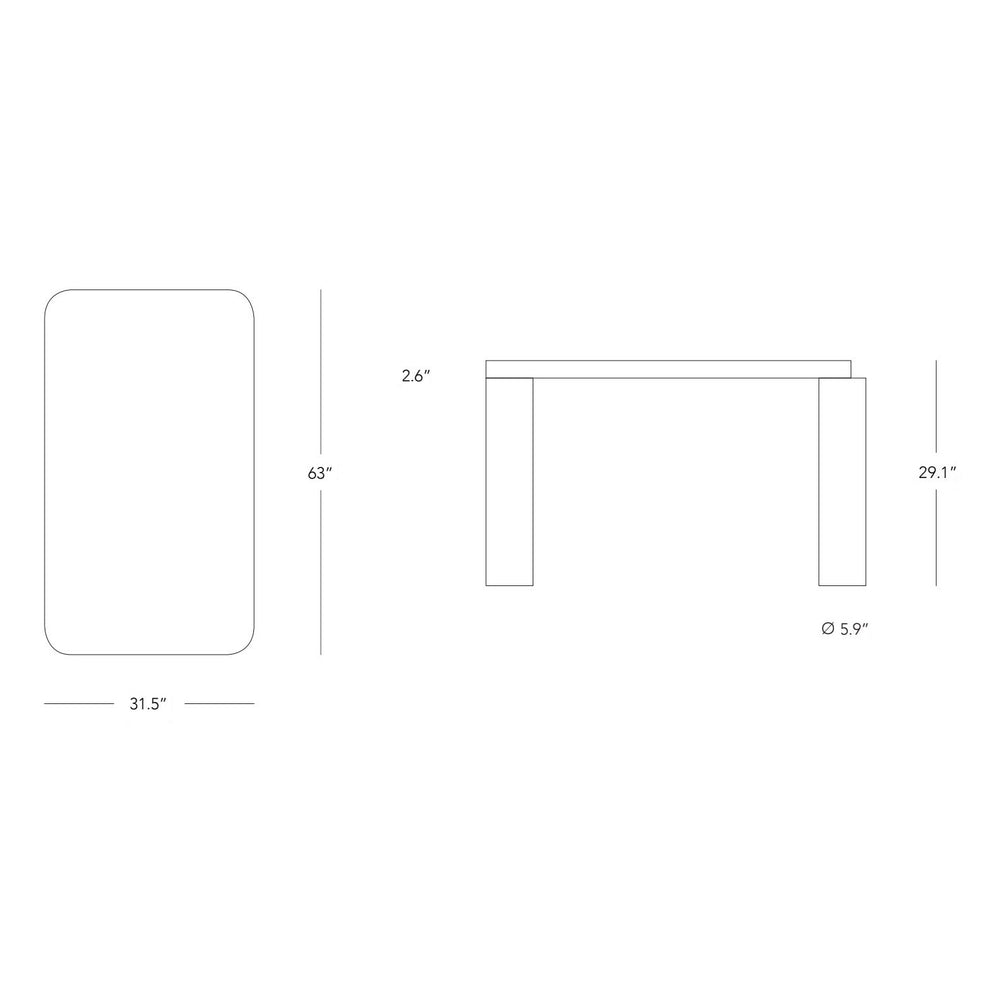 Offset Dining Table