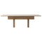 Plane Rectangle Dining Table  option Natural Oak