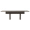 Plane Rectangle Dining Table  option Umber Stain