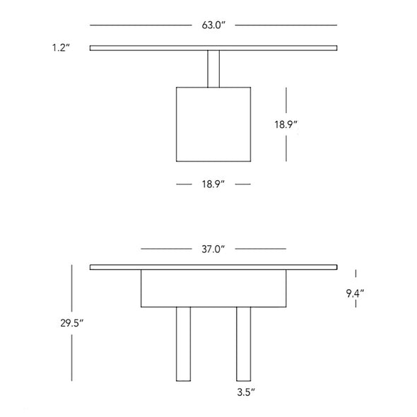 Plane Round Dining Table