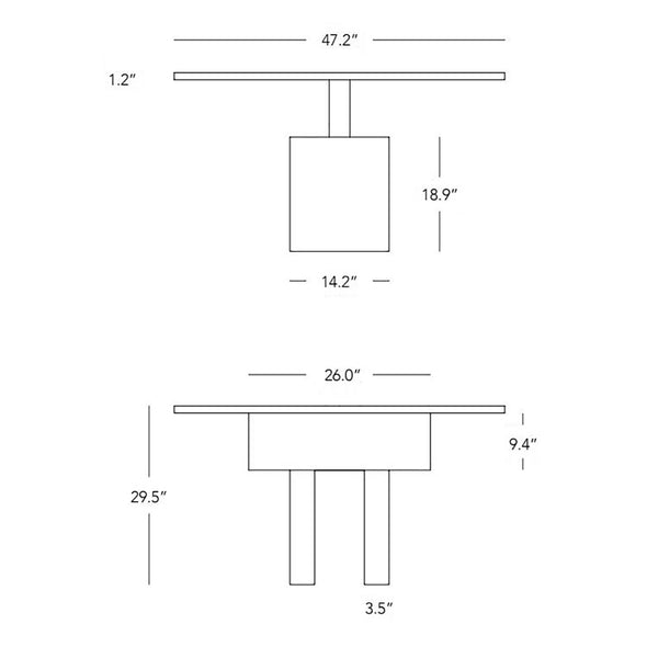 Plane Round Dining Table