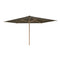 Shady Rectangle Teak Umbrella  option Fondant