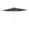 Shady Rectangle Umbrella with Teak Ribs  option Fondant